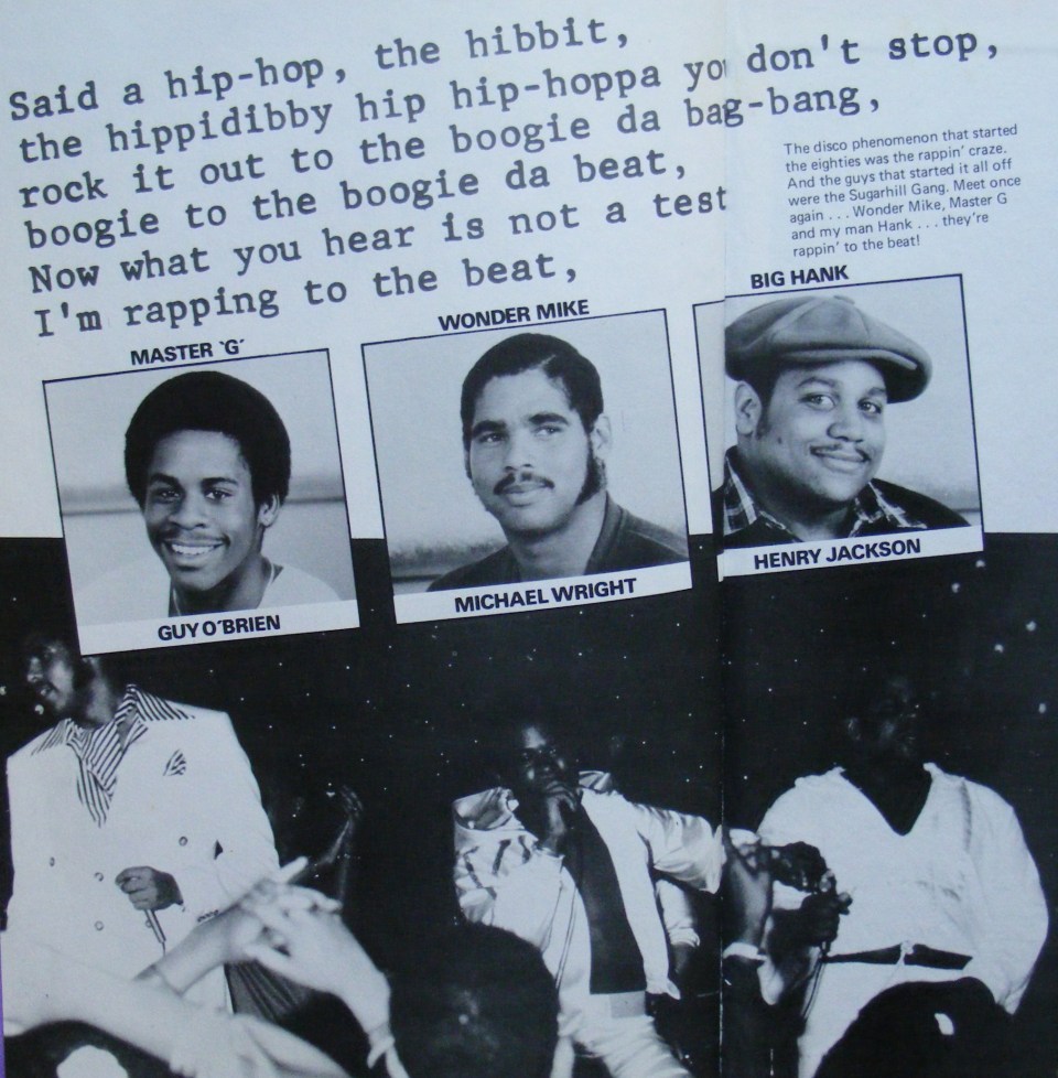 (From the book) The Sugarhill Gang: Delightful indeed.