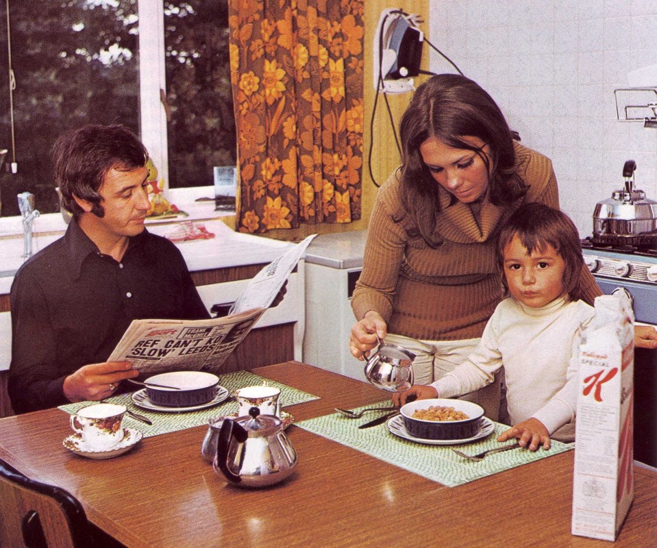 At home with Tony, Sue and Sean Christie. . .