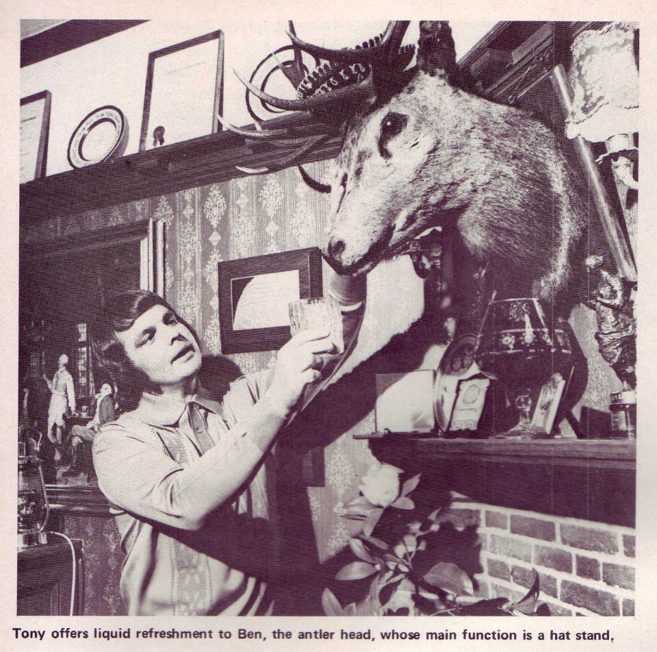 . . .with Tony Hatch and friend. . .