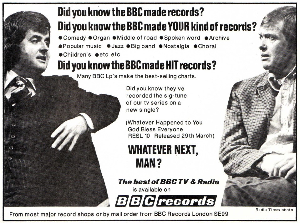 Down the pub with Bob and Terry.